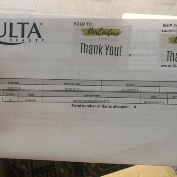 UD Vault Limited Edition GOT Eye Shadow Palette - Picture 6 of 8